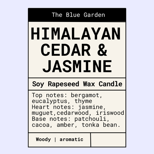 Himalayan Cedar and Jasmine | Scented Candle