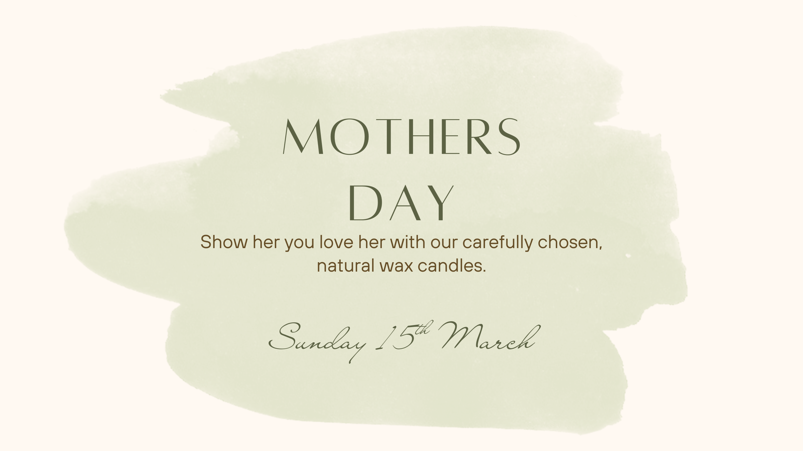 Mothers day candles new spring collection